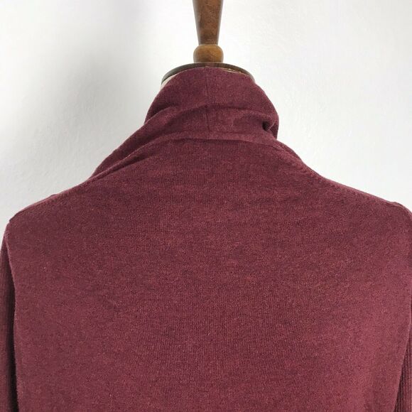 Moda International Cardigan Sweater Cotton Cashmere Knit Open Front - Picture 8 of 12